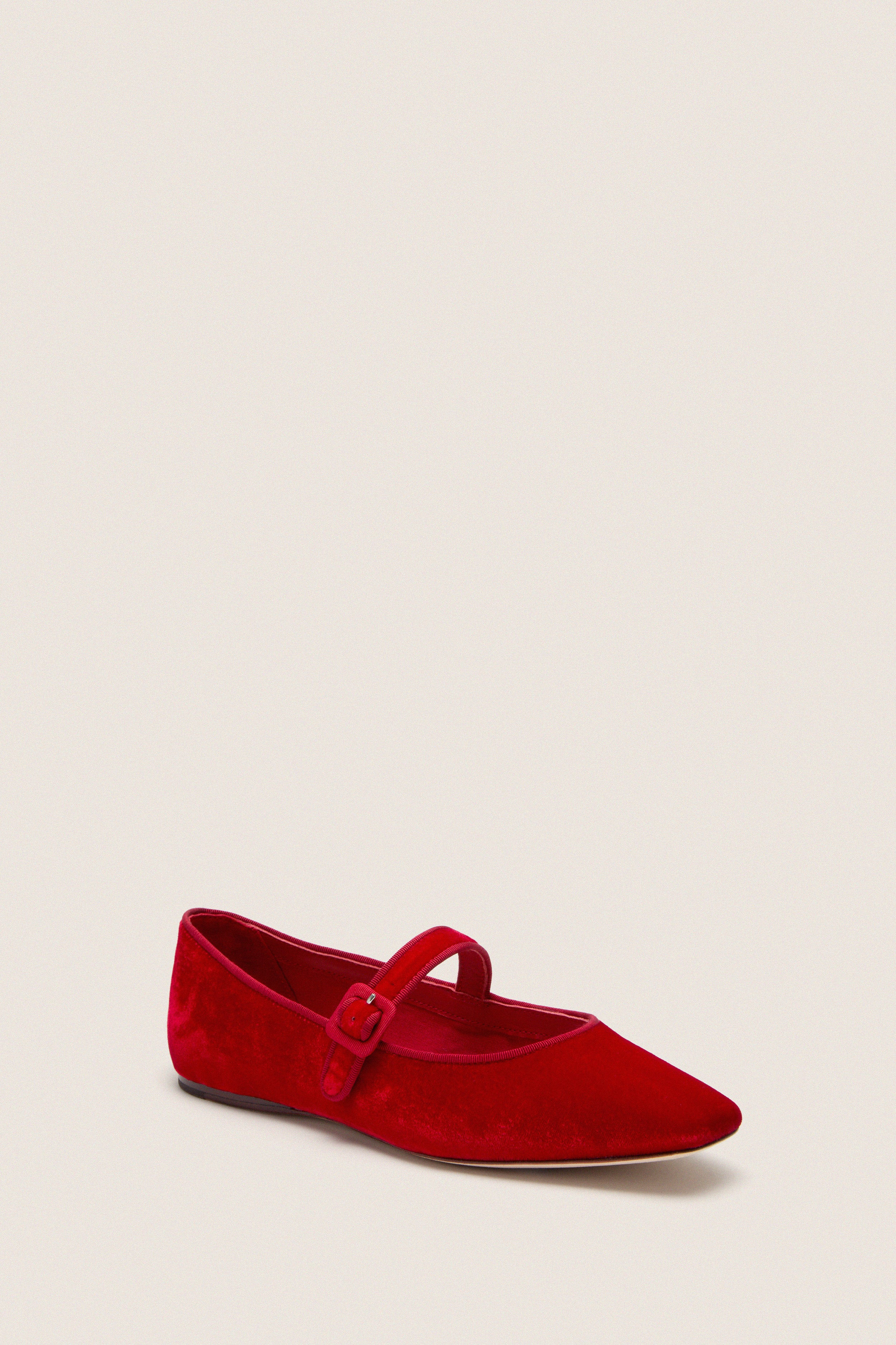 Red Velvet Ginger Mary Jane Flats | Tuckernuck (US)