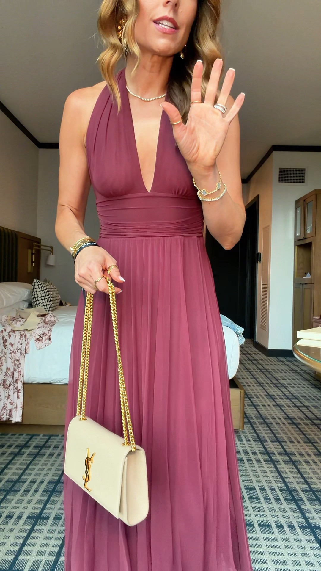 My party outfit tonight. 5-in-1 maxi dress in XXS petite. Wedding guest dress. Fall wedding guest. Winter wedding guest. Party outfit. Party dress. Cocktail dress.

#LTKgrwm #LTKPetite #LTKWedding