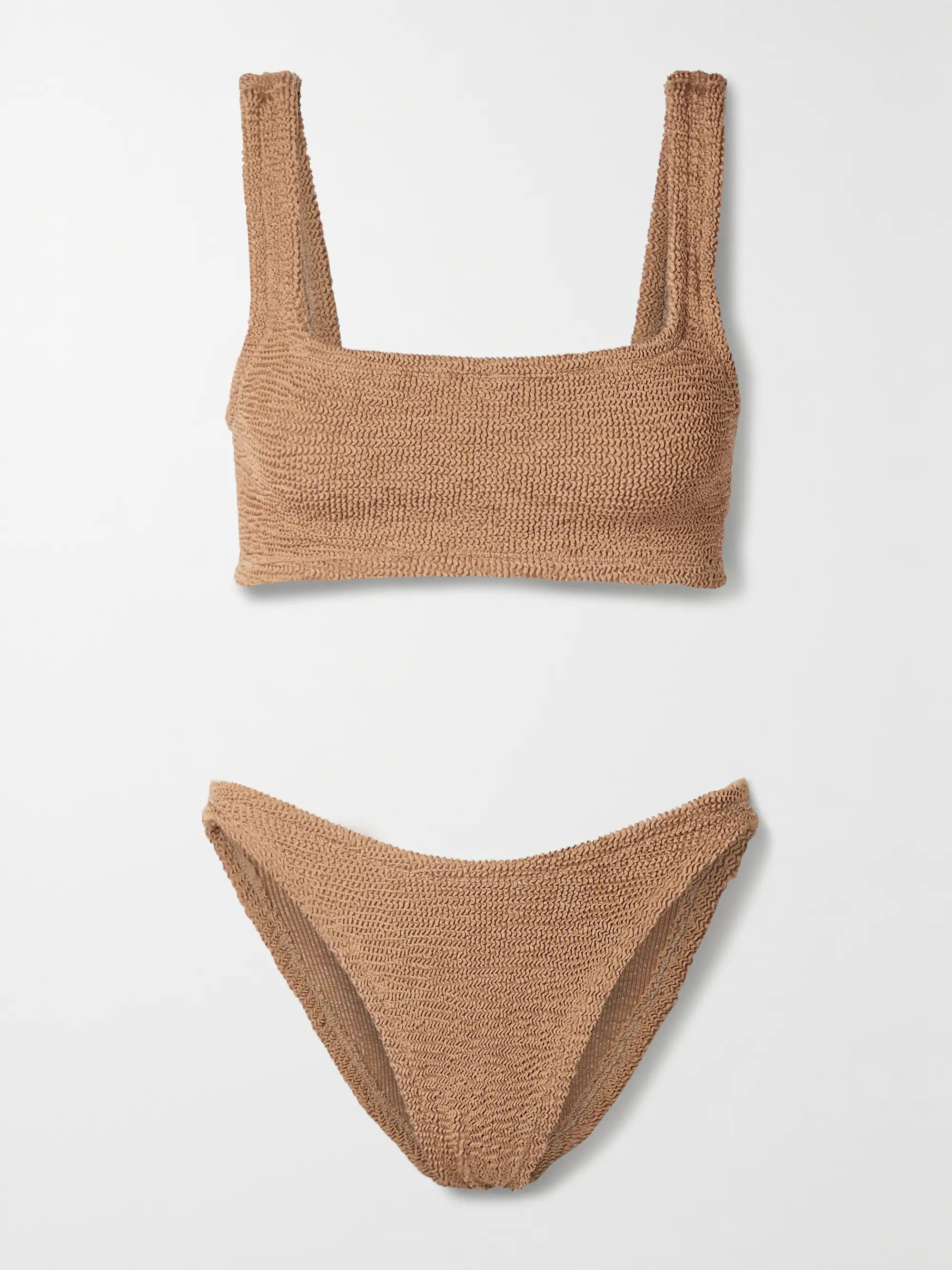 + NET SUSTAIN Xandra metallic seersucker bikini | NET-A-PORTER (US)