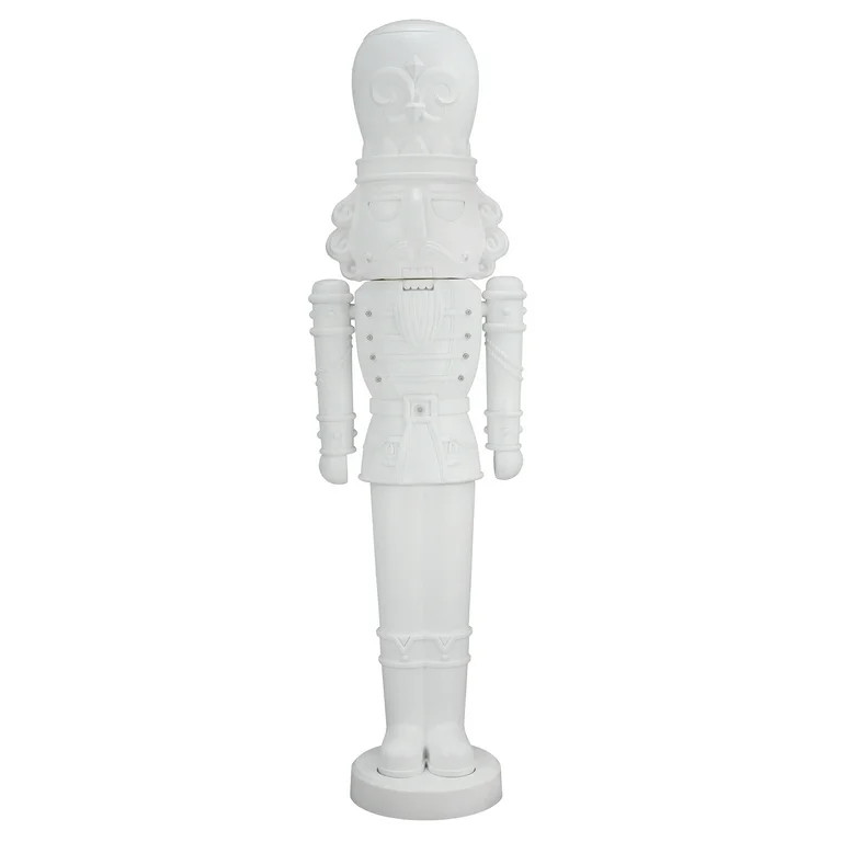 75" White Nutcracker, Holiday Time, Christmas Decoration | Walmart (US)