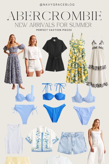New arrivals from Abercombie perfect for vacations and summer 