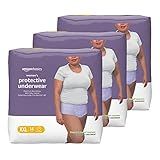 Amazon Basics Incontinence & Postpartum Underwear for Women, Maximum Absorbency, 2X-Large, 42 Cou... | Amazon (US)