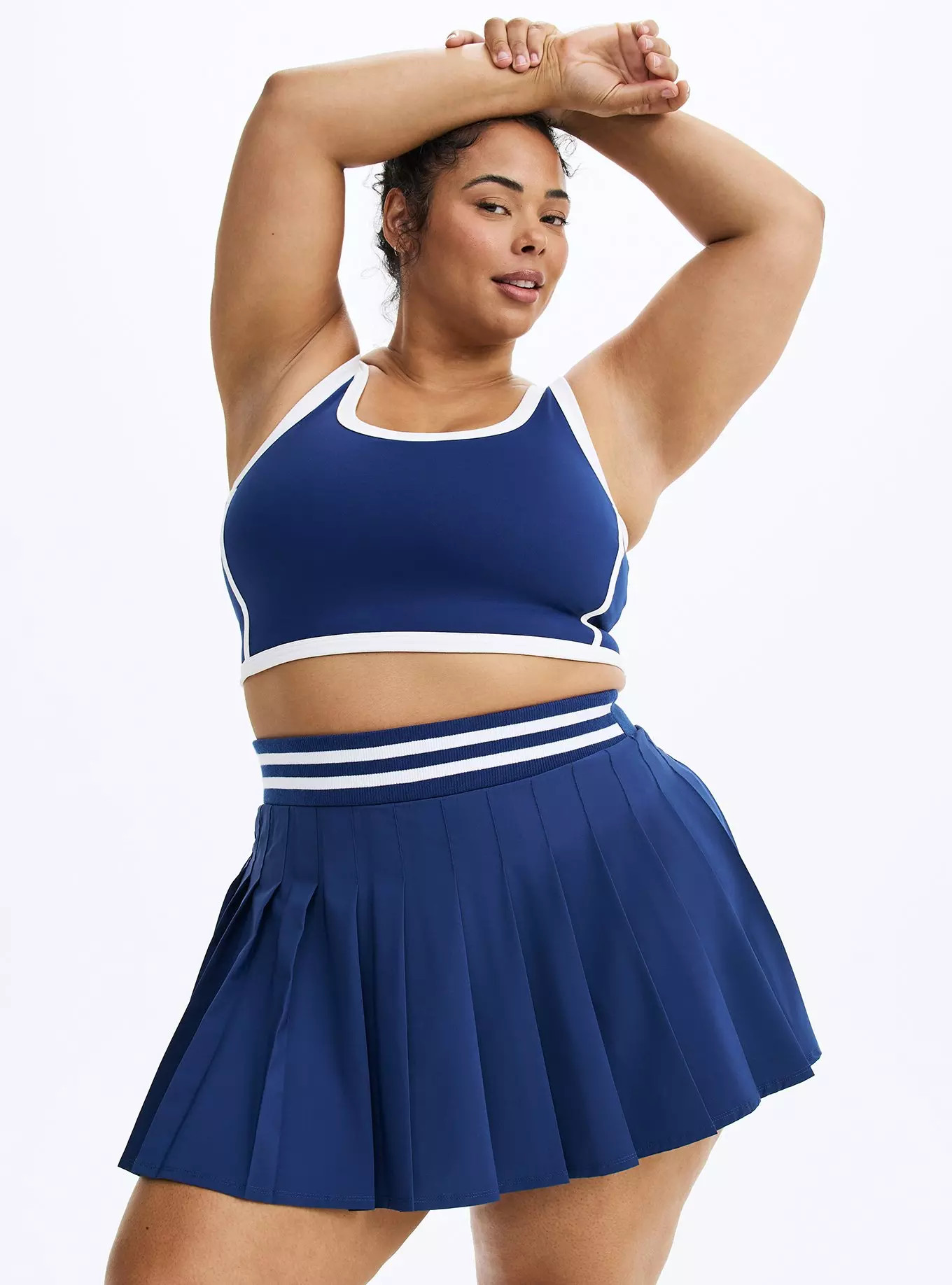 Pleated Active Skirt With Bike Short | Torrid (US & Canada)