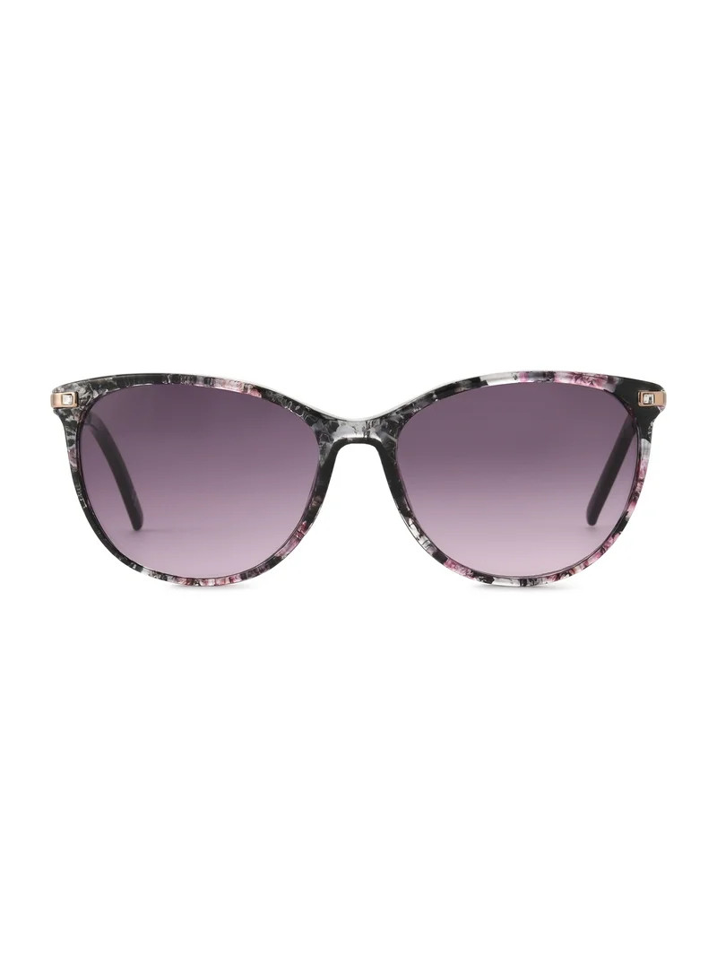 Foster Grant Cat Eye Floral Fashion Sunglasses | Walmart (US)