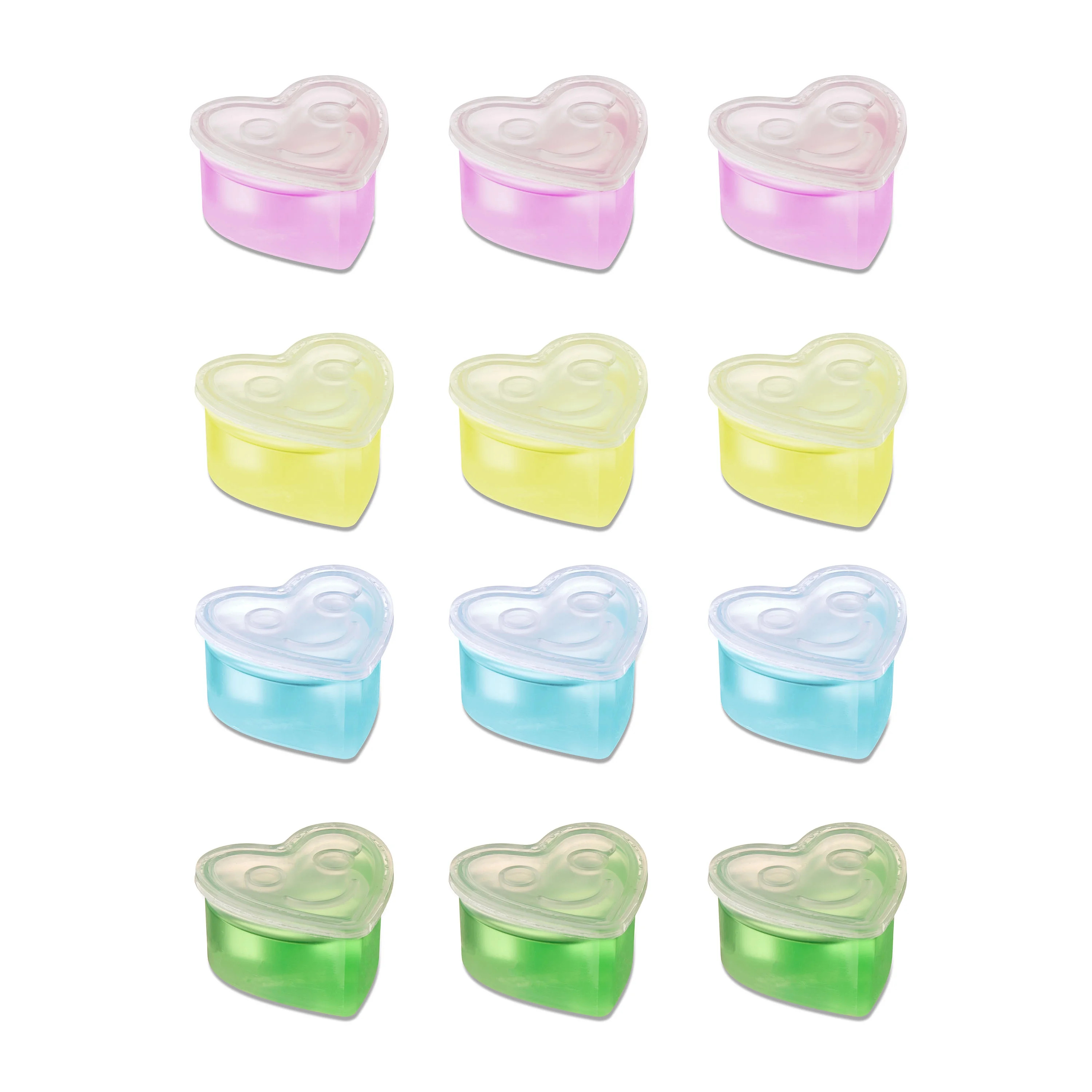 Mini Heart Slime Party Favors, Multicolor, 12 Count, Valentine's Day by Way To Celebrate | Walmart (US)