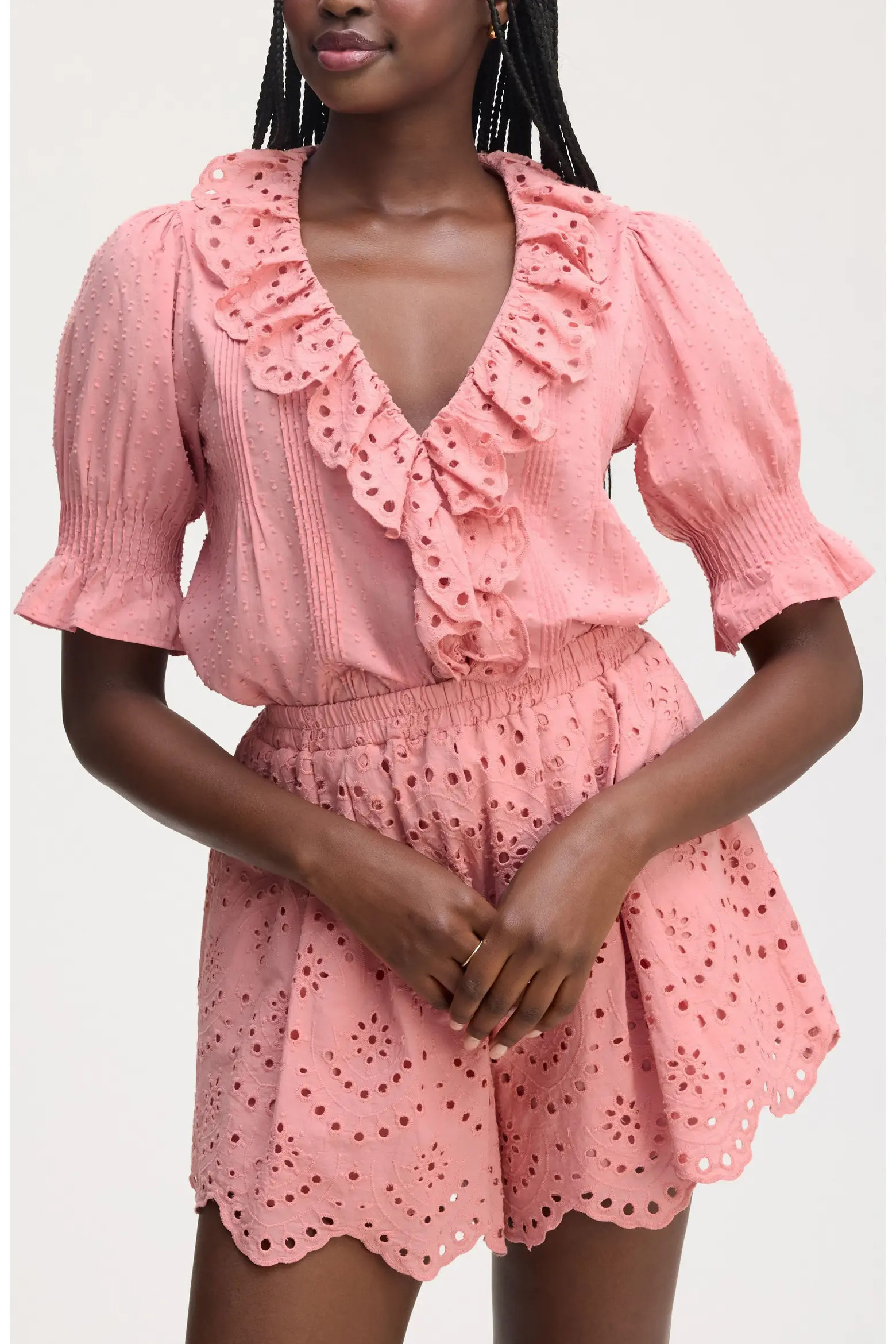Flounce Ruffle Cotton Top (Women) | Nordstrom | Nordstrom