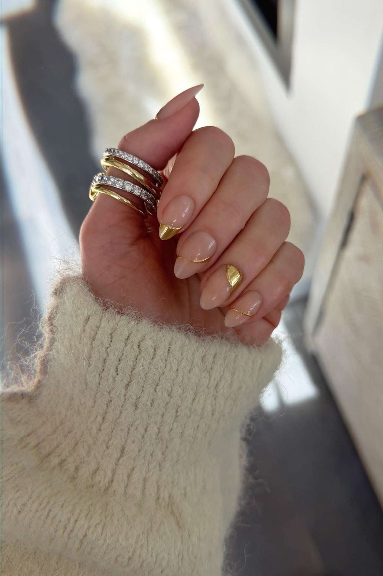 The gold? The gloss? Obsessed!! These nails are so luxe and I love that they literally go with everything.

#LTKBeauty #LTKSeasonal #LTKHoliday
