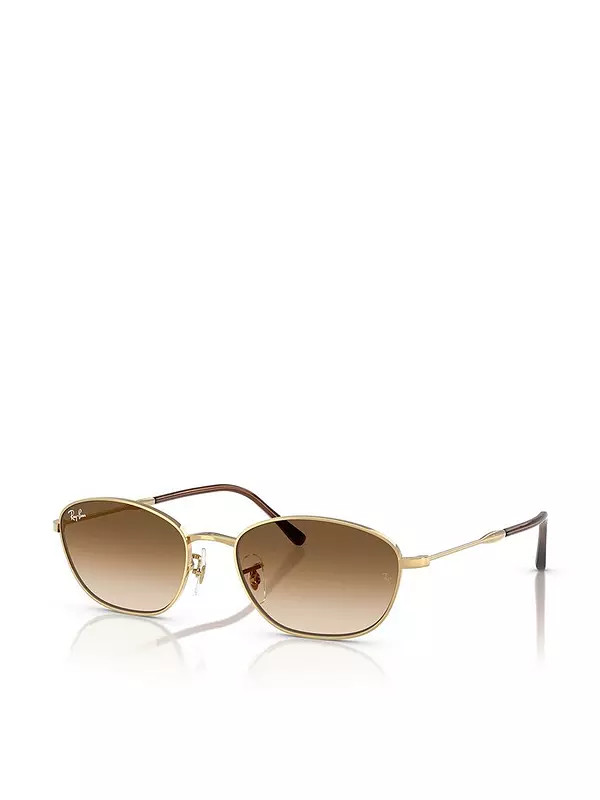 Ray-Ban Irregular Sunglasses - Gold | Very (UK)