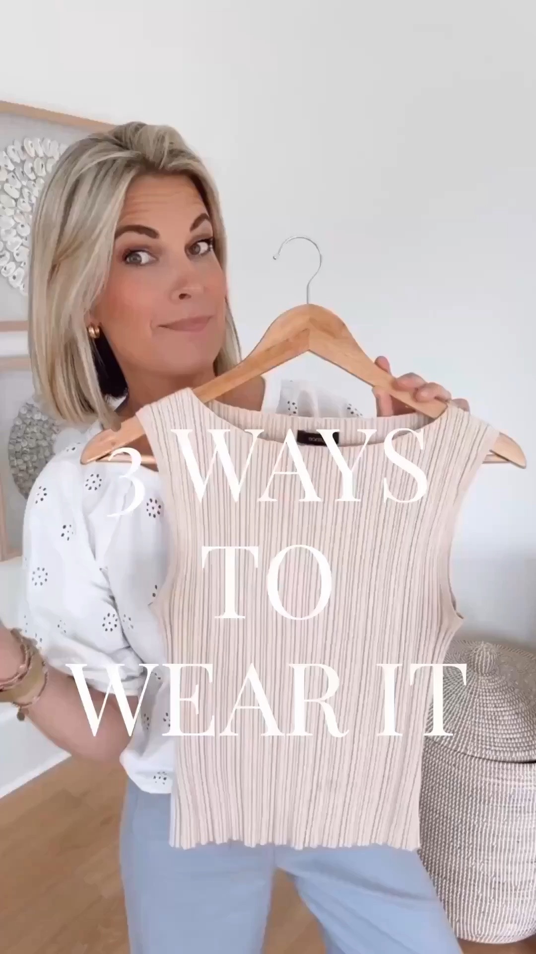Ribbed shell 3 ways! It makes my capsule wardrobe!  Easy to dress up or down. I have size small and small tall in the pants. Use my new customer discount code on the spanx pants - RACHELXSPANX.

#LTKSaleAlert #LTKTall #LTKWorkwear