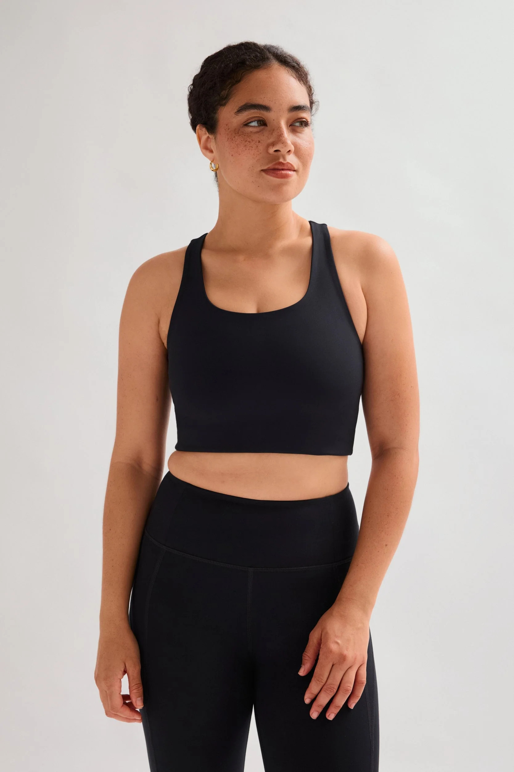 Black Paloma Racerback Bra | Girlfriend Collective