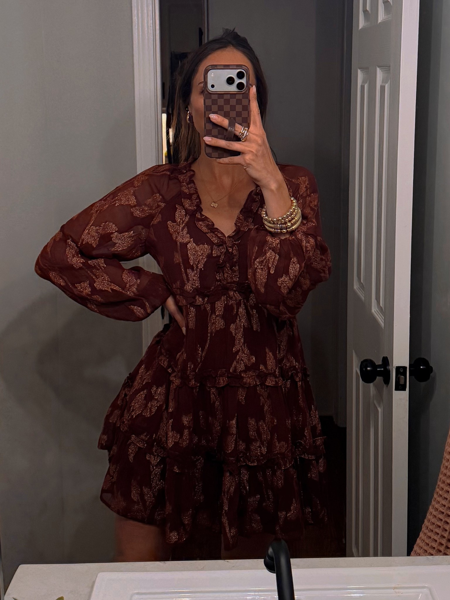 this dress for the holidays with brown boots!!! 🤎🤎🤎🤎🤎

30 percent off for Black Friday! 

#LTKSaleAlert #LTKHoliday