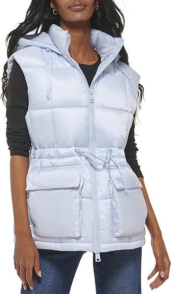 Levi's Women's Quilted Megan Hooded Puffer Jacket | Amazon (US)