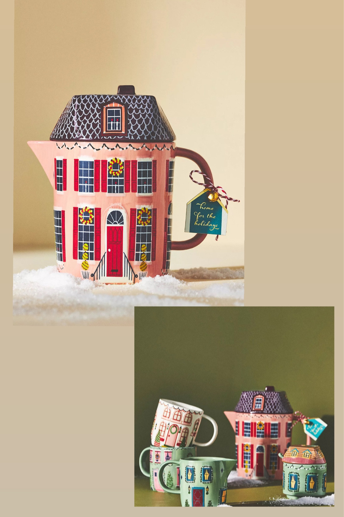 House teapot for Christmas! So cute 🥰 

#LTKSeasonal #LTKhome #LTKHoliday
