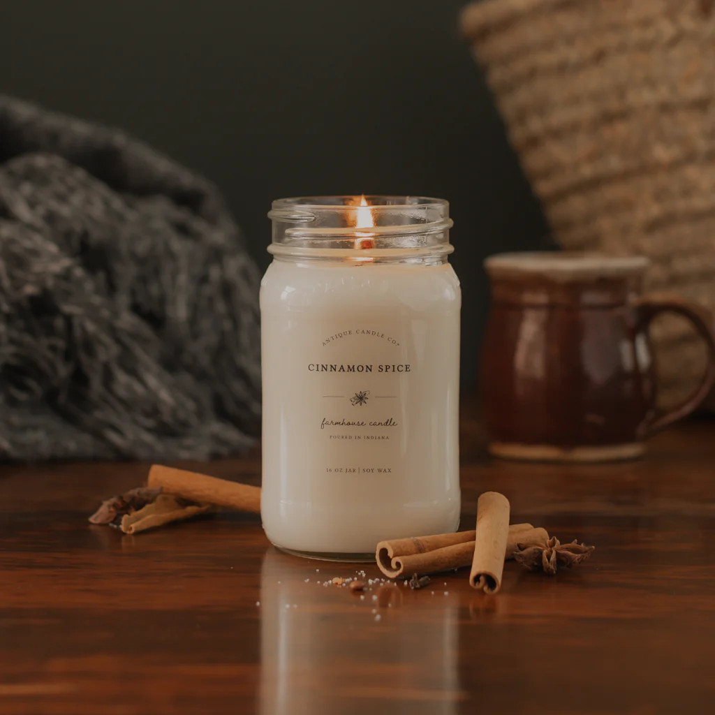 Cinnamon Spice 16 oz candle | Antique Candle Co.