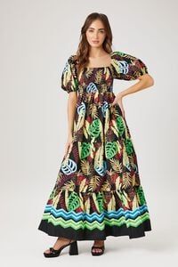 Tropical Print Maxi Dress | Forever 21 (US)