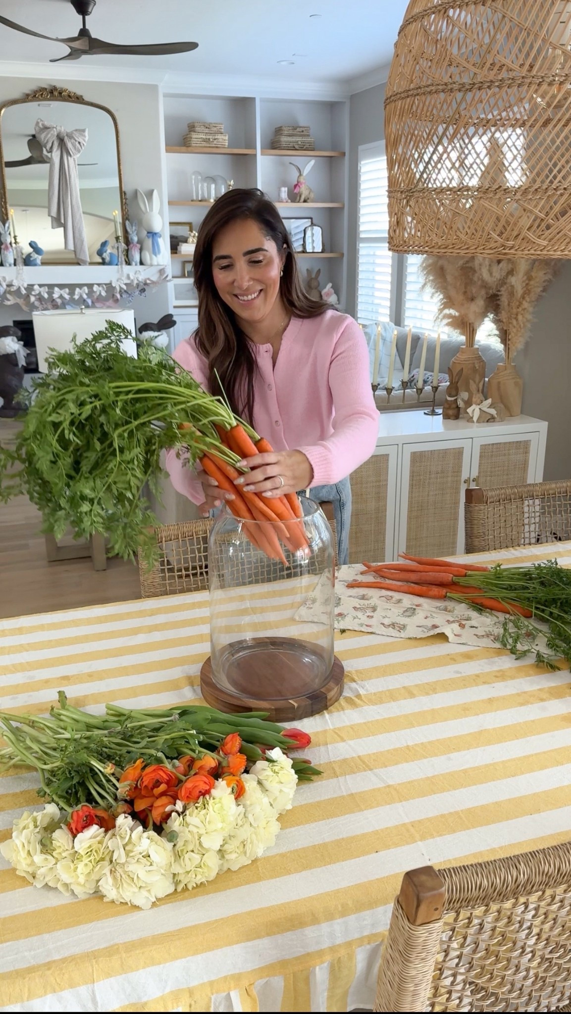 This tablecloth has been the best $20 I’ve spent 🐣 it’s giving Anthro vibes 

#LTKSpringSale #LTKSeasonal #LTKFindsUnder50