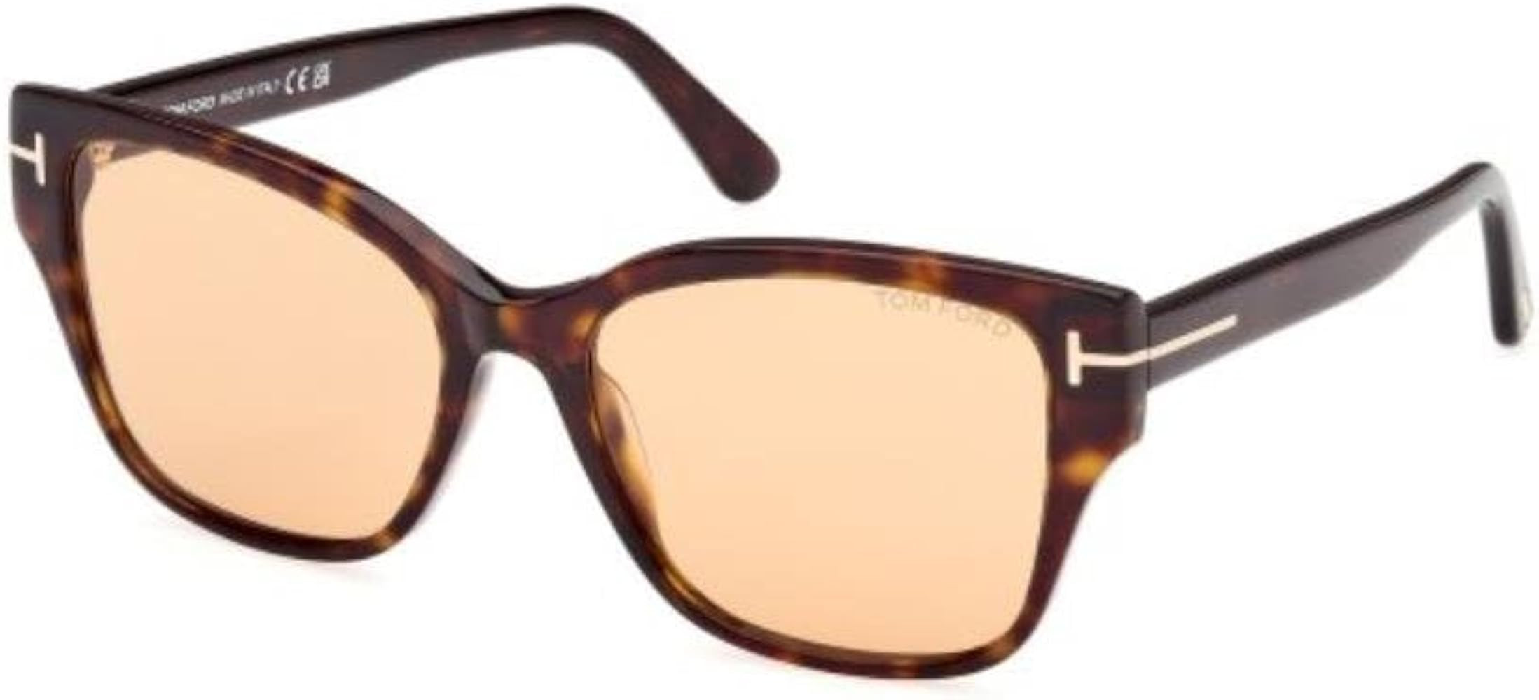 Tom Ford Elsa Brown Cat Eye Ladies Sunglasses FT1108 52E 55, Havana | Amazon (US)