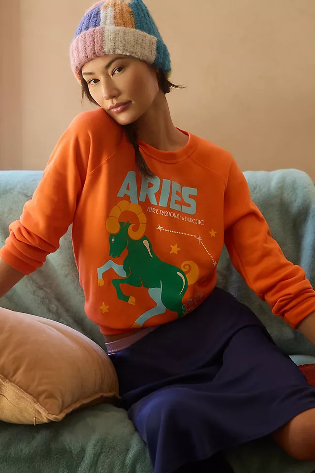 The Carolita Zodiac Sweatshirt | Anthropologie (US)