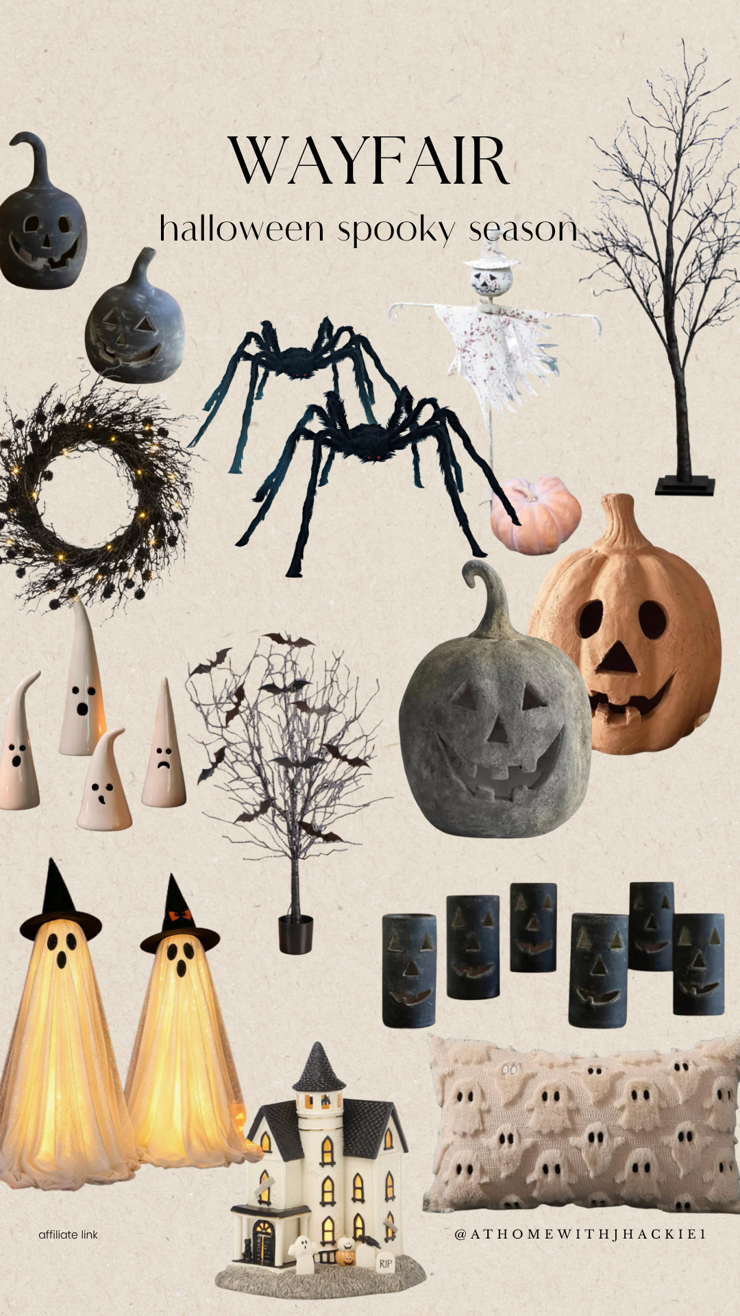 Wayfair Halloween decor, Halloween decor 2026, spooky season decor, Wayfair Halloween finds, Halloween home decor, spooky home decor, Halloween pumpkins, ghost decor, Halloween wreath, light up Halloween decor, indoor Halloween decorations, outdoor Halloween decorations, neutral Halloween decor, black Halloween decor, Halloween tree, haunted house decor, Halloween decorating ideas

#LTKSeasonal #LTKHome