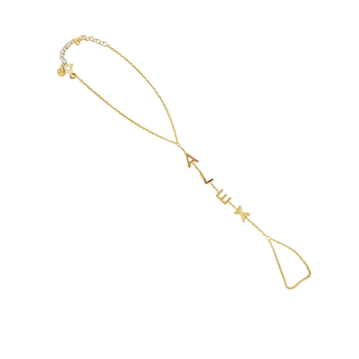 Name Hand Chain (UP TO 4 CHARACTERS) | Shop Alexandra Madison