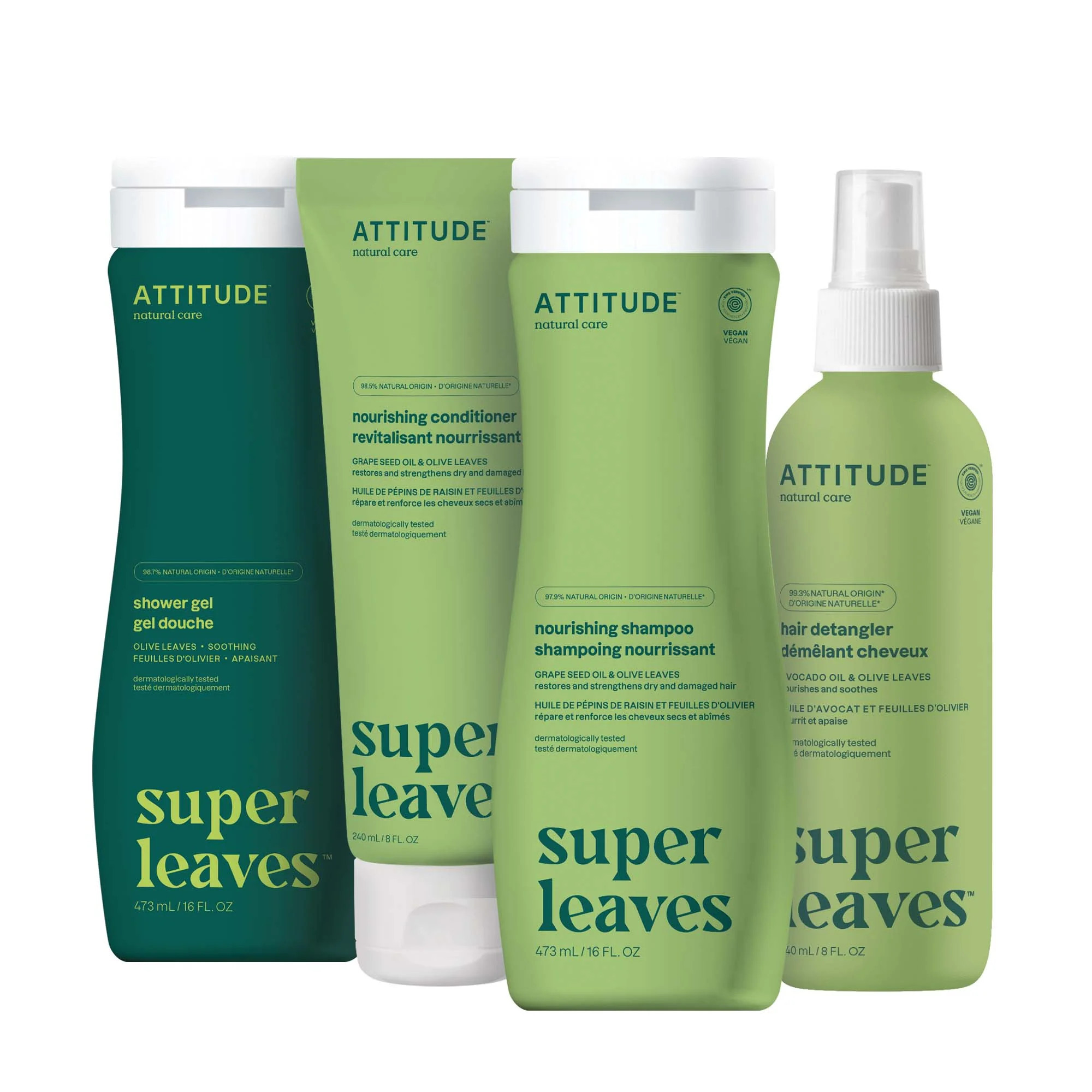 Nourishing Hair and Body Care Bundle | ATTITUDE
