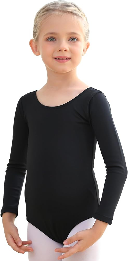 MdnMd Girls Toddler Leotards for Dance Ballet Gymnastic Outfits Classic Basic Leotard | Amazon (US)