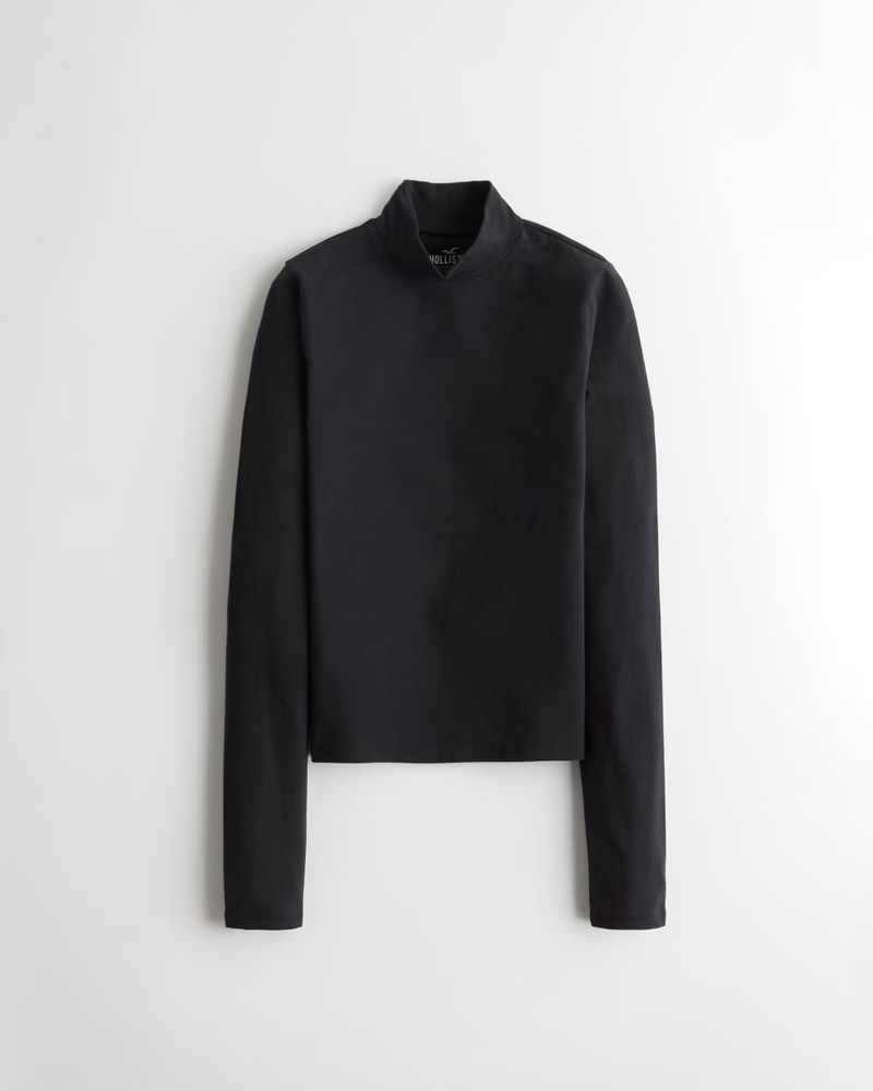 Girls Mockneck T-Shirt | Girls Clearance | HollisterCo.com | Hollister (US)