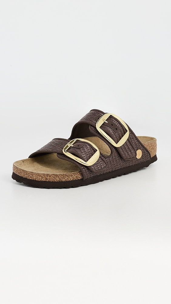Arizona Big Buckle Raffia Sandals | Shopbop