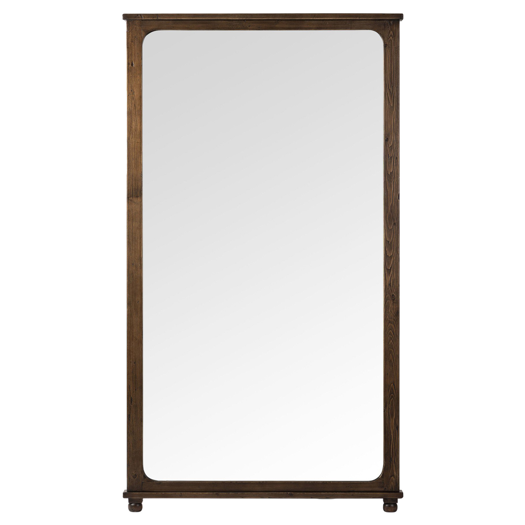 Orleans Aged Pine Floor Mirror | Kathy Kuo Home