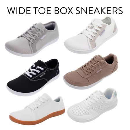 All these sneakers are great options when looking for shoes that are healthier for your feet!