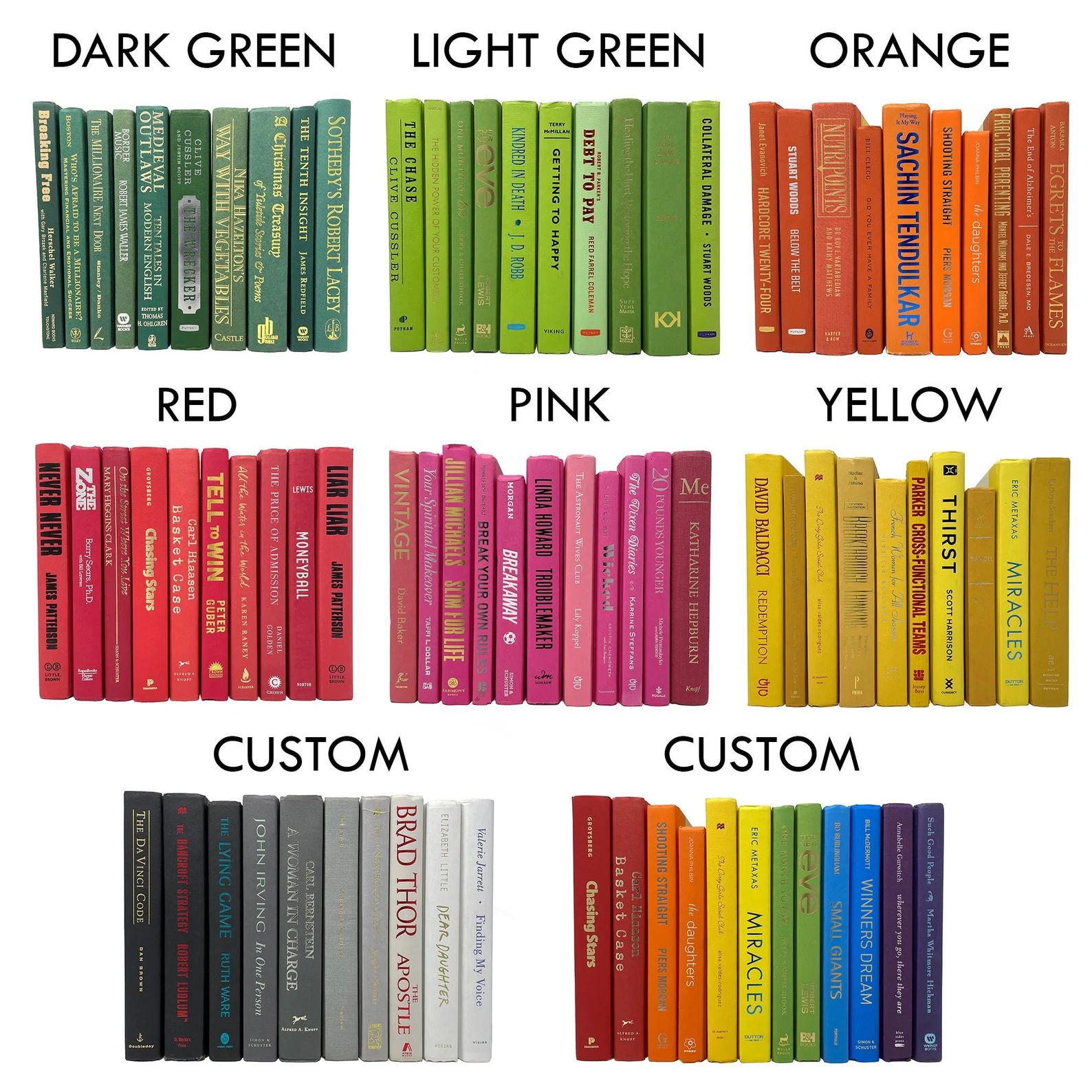 Modern Hardback Books  Decorative Books by Color  Choose | Etsy | Etsy (US)