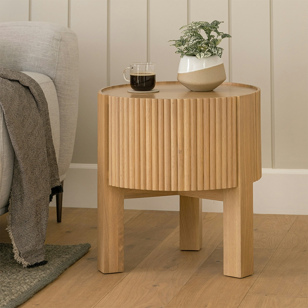 Fortra Side Table - White Oak | Article