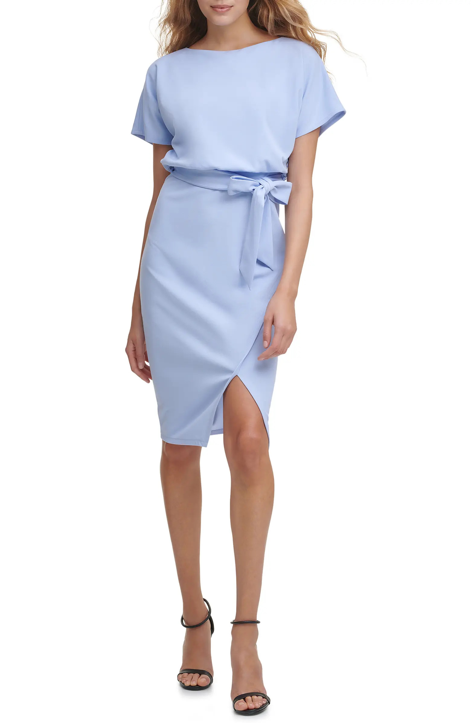 Tie Front Blouson Dress | Nordstrom Rack