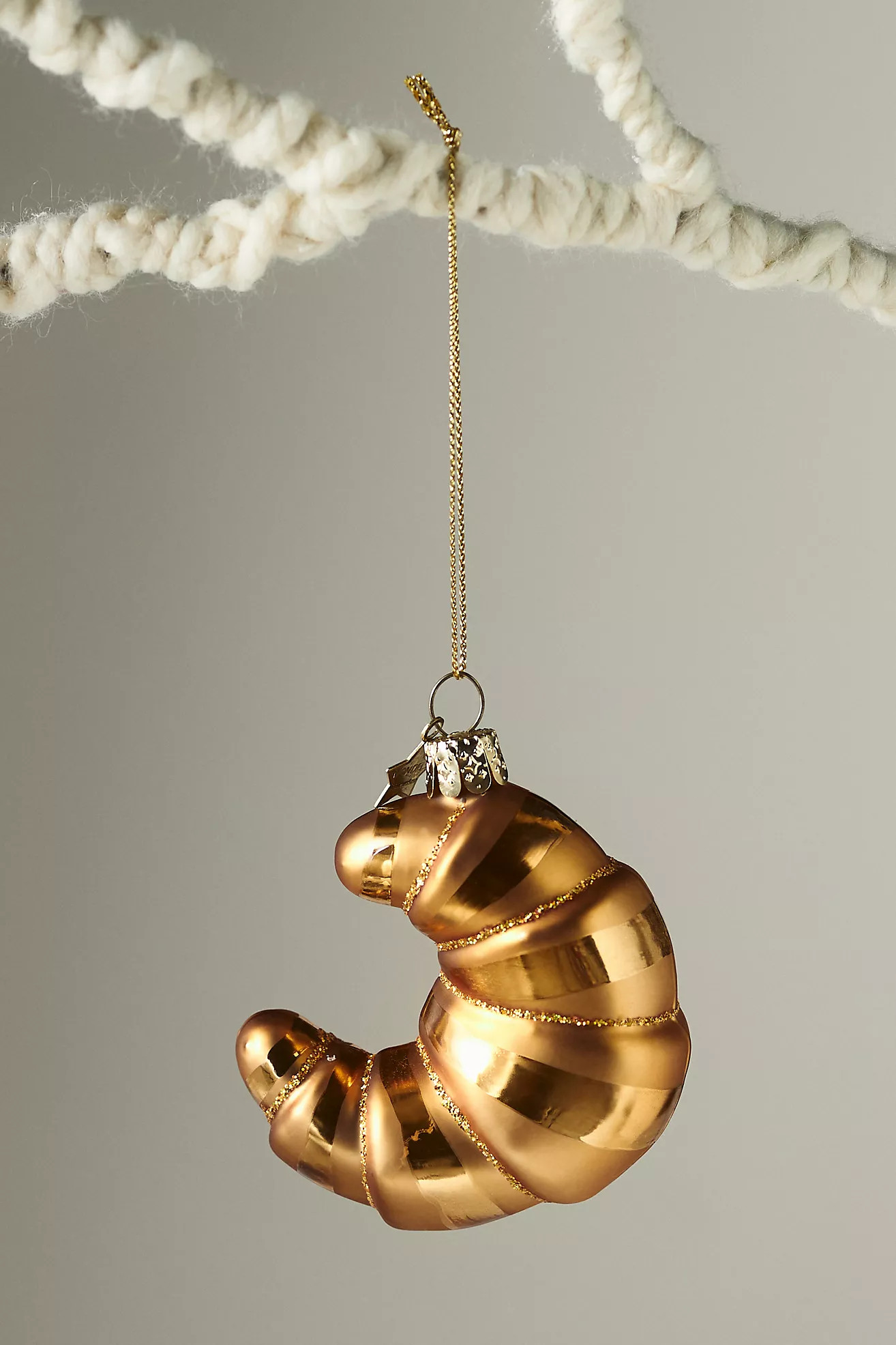 Croissant Glass Ornament | Anthropologie (US)