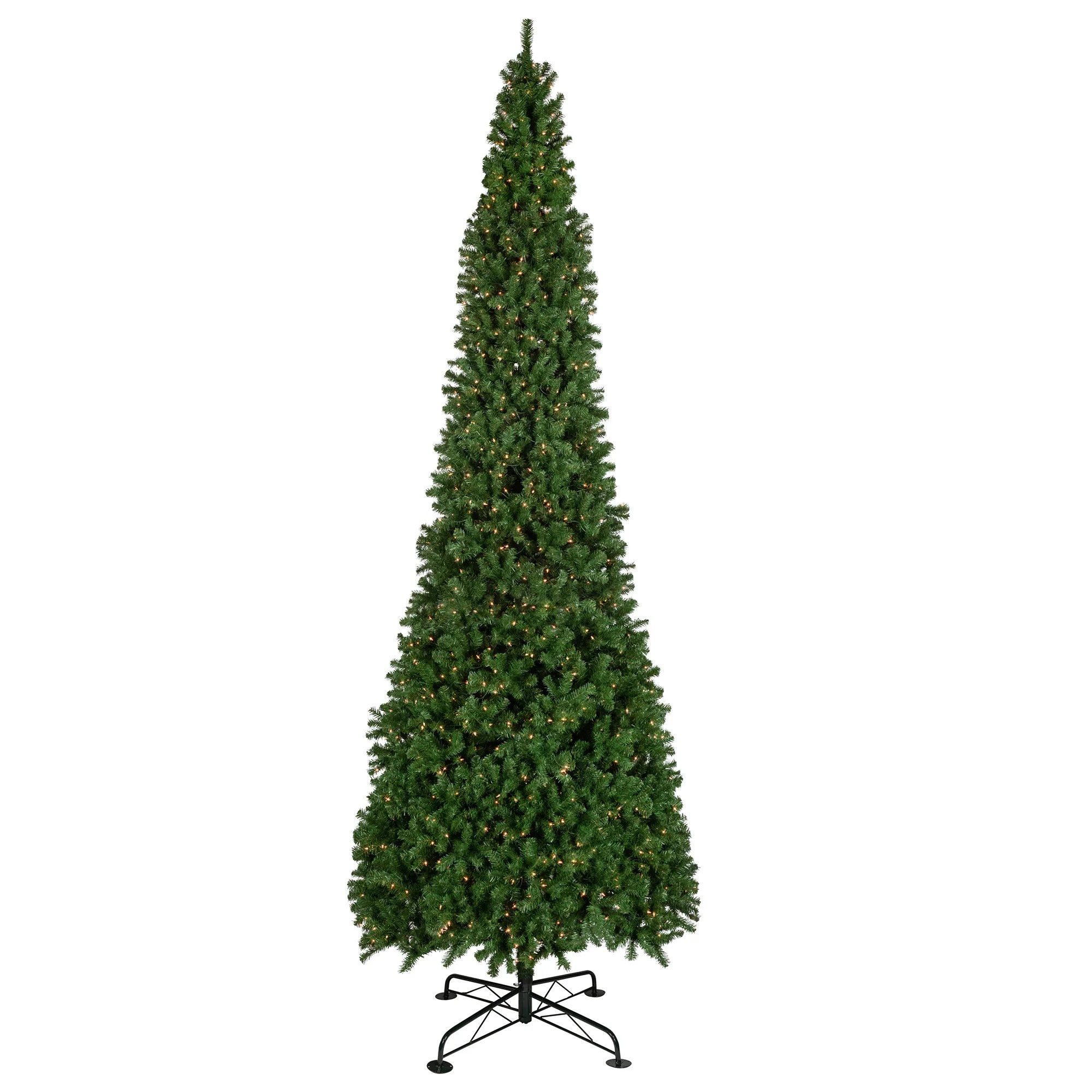 15' Pre-Lit Pendleton Spruce Slim Artificial Christmas Tree Clear Lights | Bed Bath & Beyond
