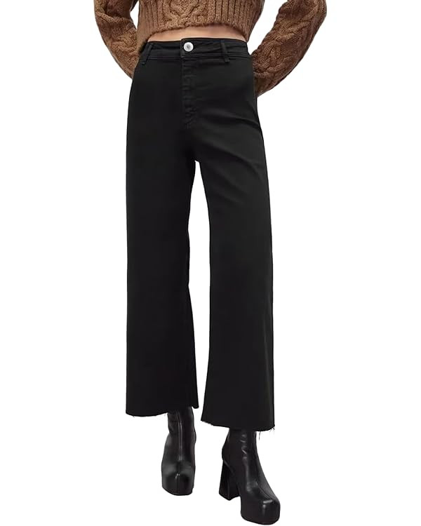 Women's Wide Leg Jeans High Waisted Stretchy Trendy Casual Versatile Work Denim Pants Trousers 20... | Amazon (US)