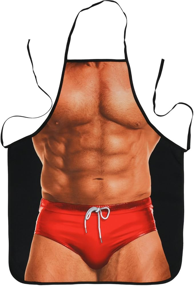 Landisun Apron Kitchen Chef Cooking Gag Gift Creative Funny Grilling Baking | Amazon (US)