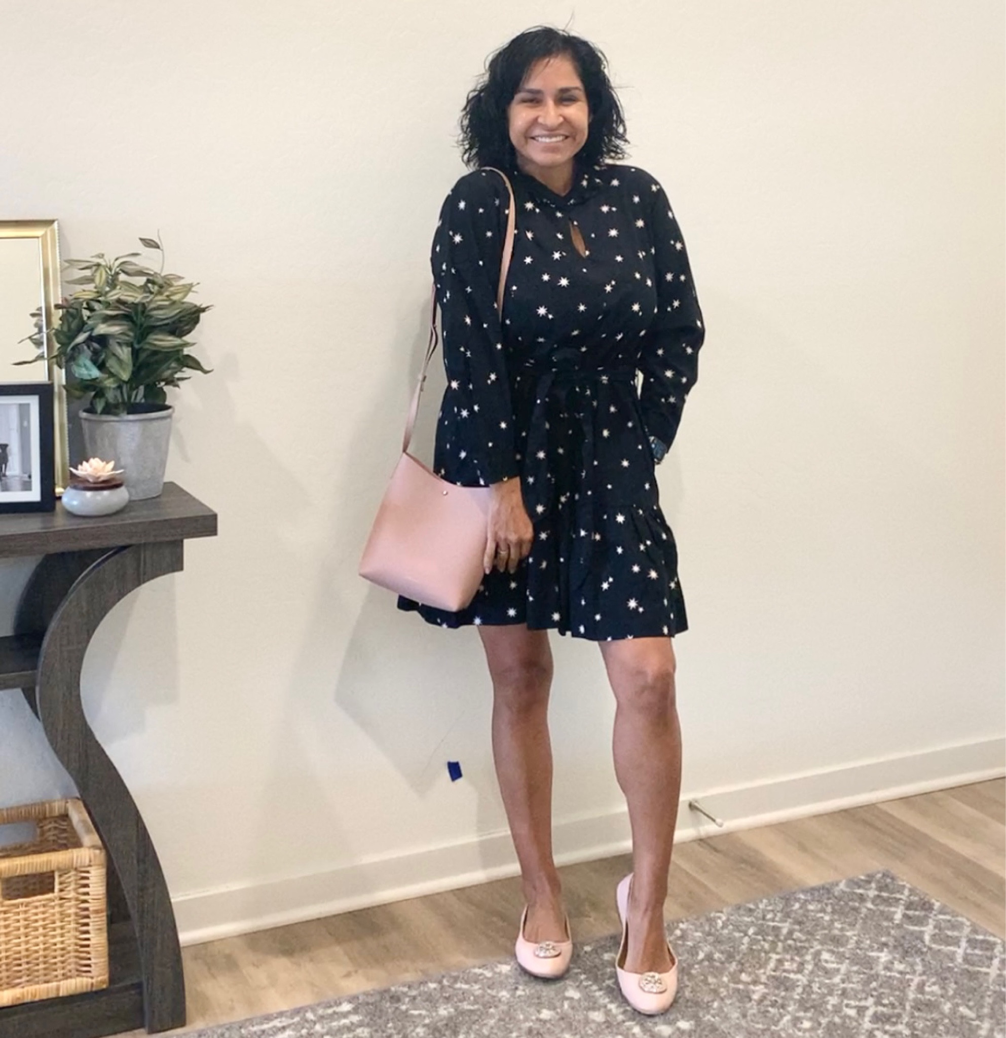 #freeassembly #toryburch #samarabags #starsdress #pinkflats #pinkcrossbody #eastersunday #brunch #flattering  #momstyle #casualootd #walmartfinds #pinkhandbag #weartowedding #spring 

#LTKFestival #LTKstyletip #LTKFind