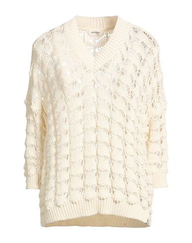Ottod'ame Woman Sweater Off white Size 6 Polyester, Cotton, Polyamide | YOOX (US)