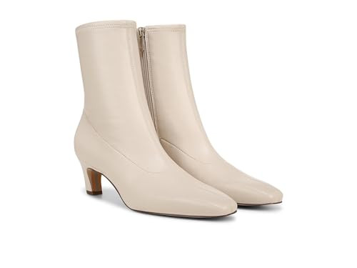 Sam Edelman Women's Marla Ankle Boot Ivory Stretch 8.5 Medium | Amazon (US)