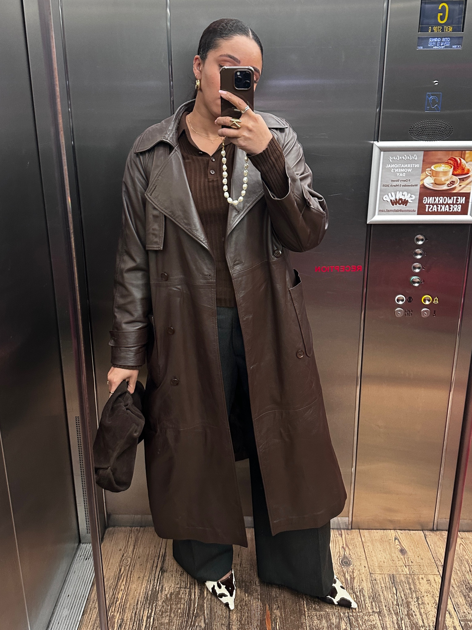 Chocolate brown work outfit 

#LTKmidsize #LTKspring #LTKworkwear