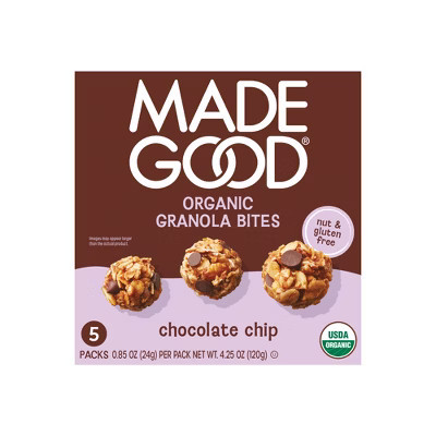 MadeGood Chocolate Chip Granola Mini's - 4.25oz/5pk | Target
