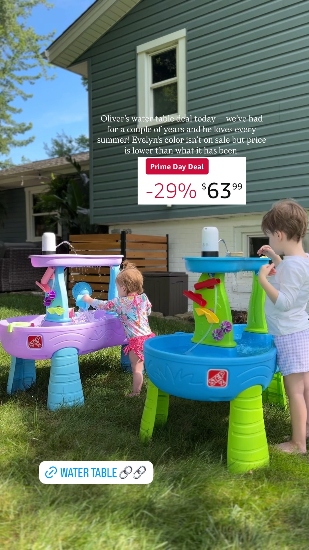 Ollie’s water table on sale today! Lowest price I’ve seen it this year. He’s had since he was 2 and has loved it! Such a good table. Super easy to clean, too! Will share our covers as well! 

Step2 water table, water fun, summer must-haves 

#LTKSaleAlert #LTKSeasonal