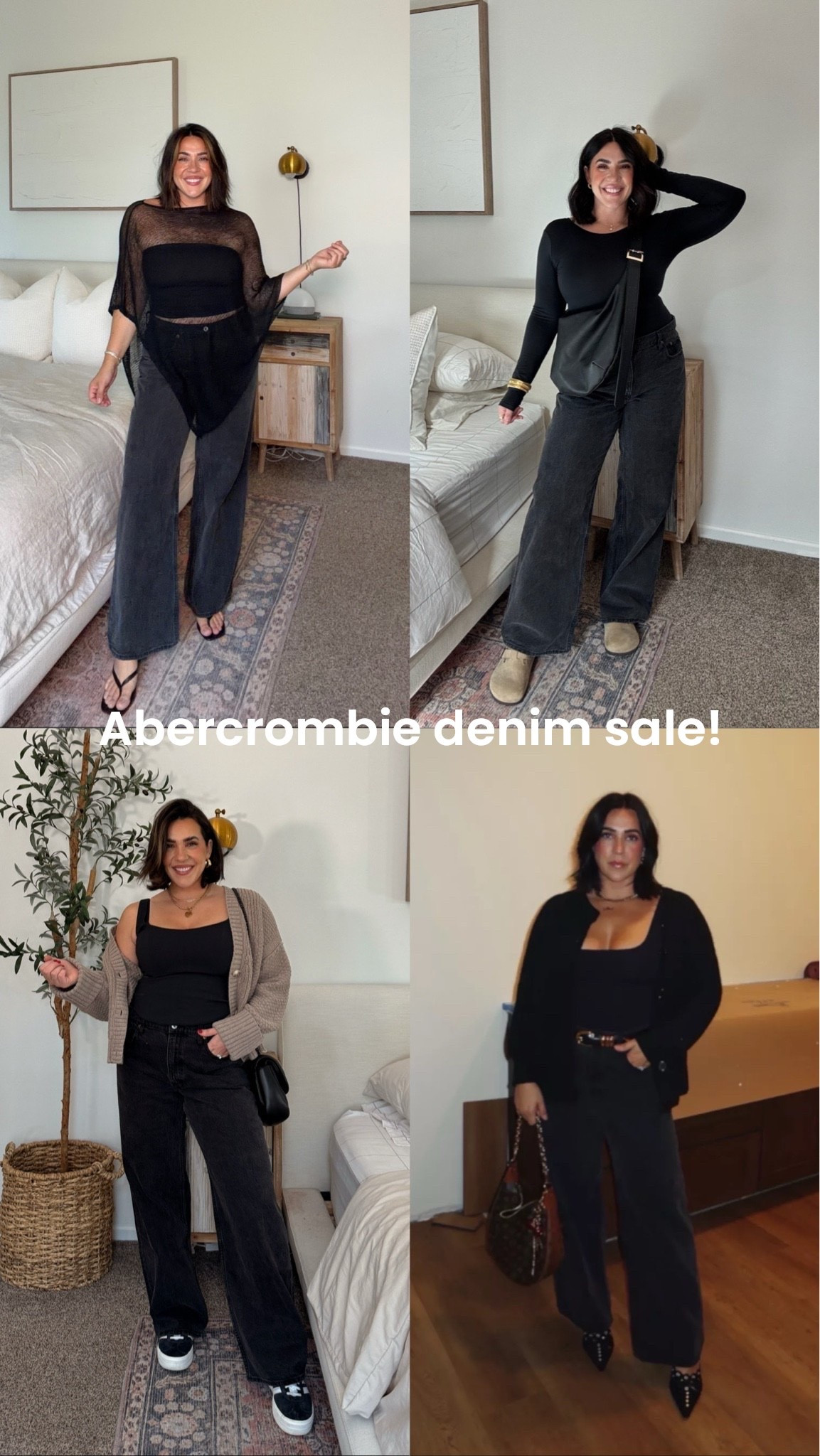 On sale! The iconic low rise loose denim from Abercrombie in washed black - my only pair of black jeans I own! Size 30R stack code: DENIMAF

#LTKSaleAlert #LTKSeasonal #LTKMidsize