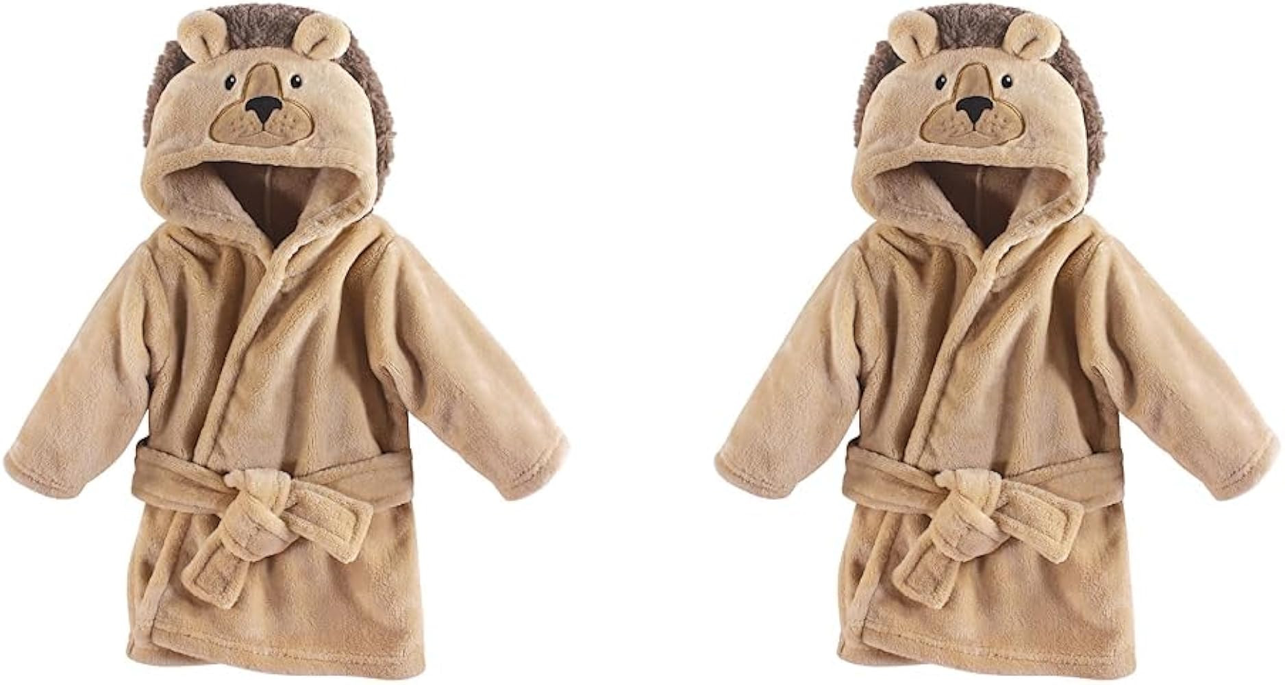 Hudson Baby Unisex Baby Plush Animal Face Bathrobe | Amazon (US)