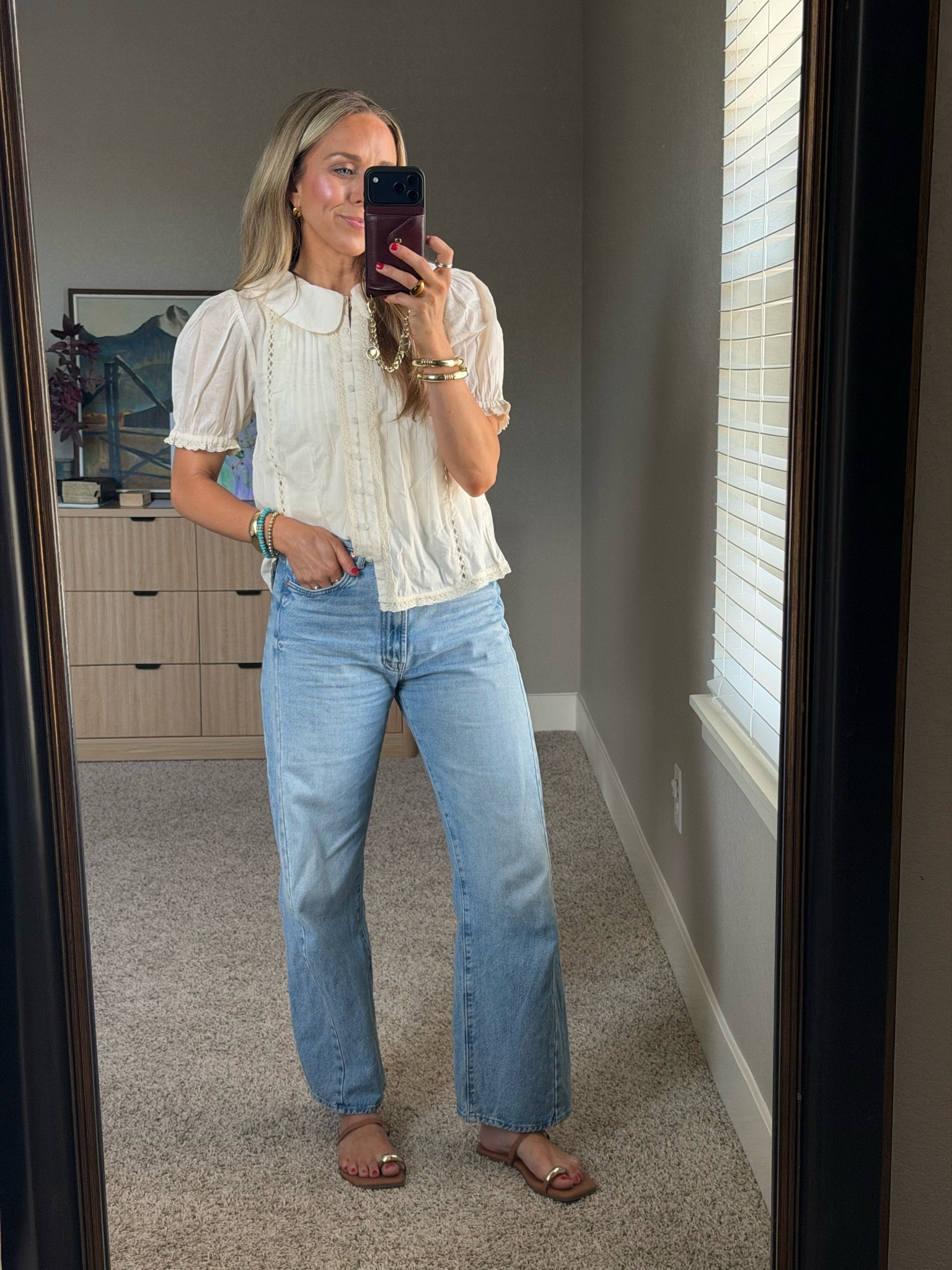 This top add so much fun to a simple outfit! 

I am a size small top and 2 or 26 bottoms!

#LTKootd #LTKgrwm #LTKmomlife