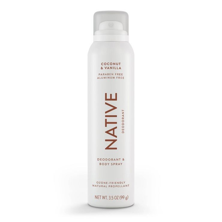 Native Coconut & Vanilla Deodorant Spray - 3.5oz | Target