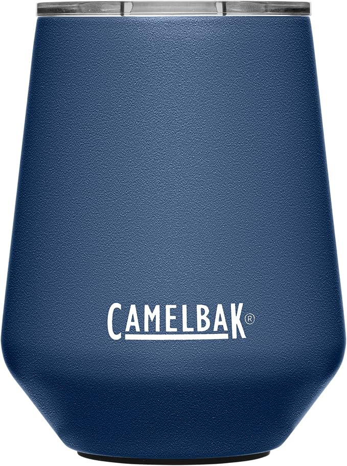 CamelBak Horizon 12oz Wine Tumbler - Insulated Stainless Steel - Tri-Mode Lid - Navy | Amazon (US)