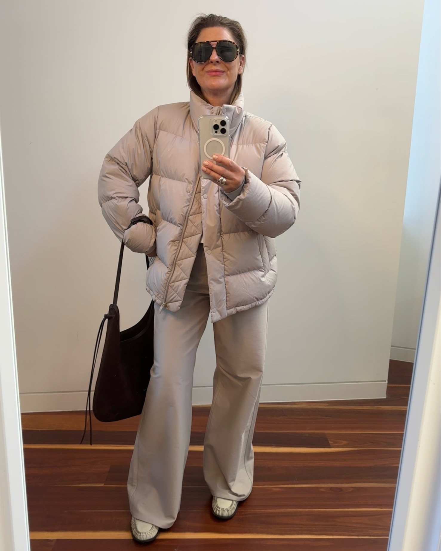 Winter warmers !
I’ve found the best puffer jacket & chunky knit ! They are a perfect match to one of my favorite pants ; the easy 5 pants from @lululemonanz . 
Styling tips: swap out your loafers for pointy heels if you want to joosh up the look ! Add a choc brown suede bag and cool sunglasses and your winter weekend ready ! 
I’m wearing :
size large in the lululemon jacket 
Size 30 in the lululemon pants 
Size 12 in the Atmos & Here knit
Shop my look right here

#LTKaustralia #LTKautumn #LTKjeans