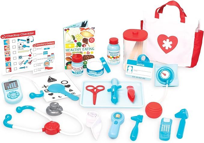 Amazon.com: Melissa & Doug Get Well Doctor’s Kit Play Set – 25 Toy Pieces - Doctor Role Play ... | Amazon (US)